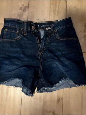 Old Navy Dark Blue Denim Cutoff Shorts